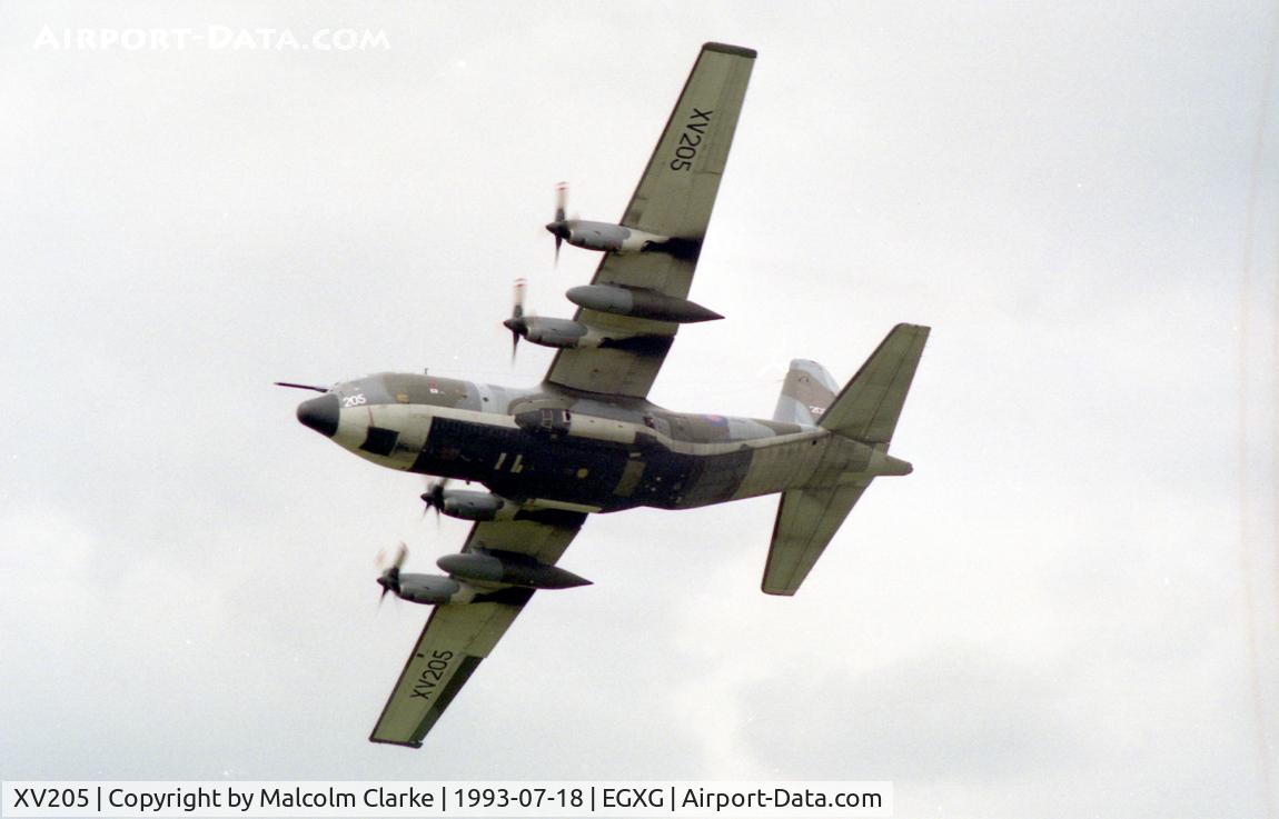 XV205, Lockheed C-130K Hercules C.1 C/N 382-4230, Lockheed C-130K Hercules C1P at the 1993 SSAFA Air Display held at RAF Church Fenton.