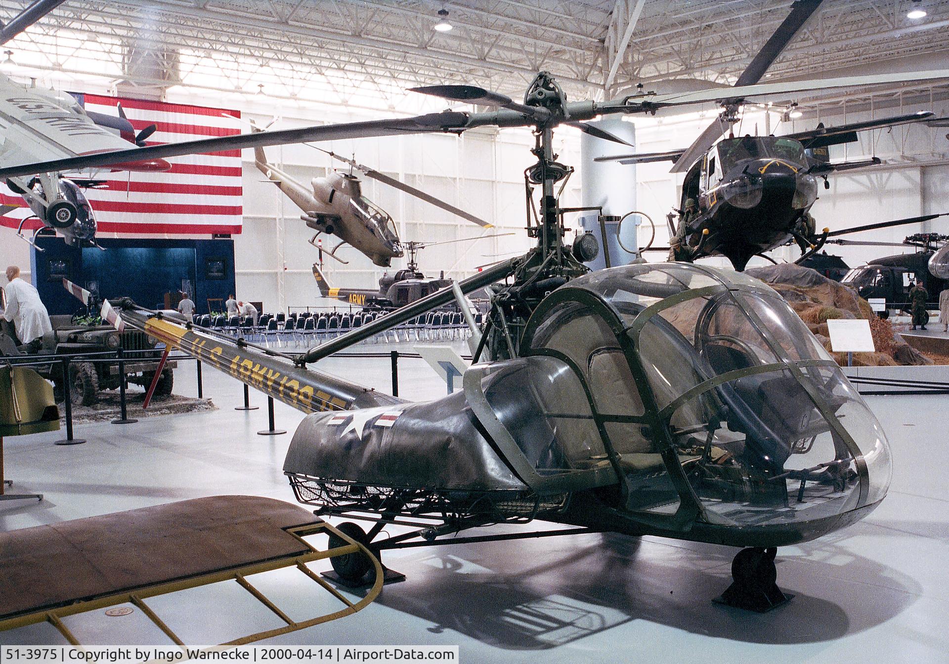 51-3975, 1951 Hiller UH-23B Raven C/N 188, Hiller UH-23B Raven at the Army Aviation Museum, Ft Rucker AL