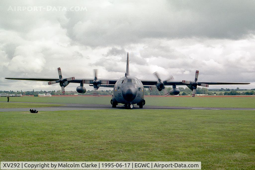 XV292, 1967 Lockheed C-130K Hercules C.1 C/N 382-4257, Lockheed C-130K Hercules C1P at RAF Cosford in 1995