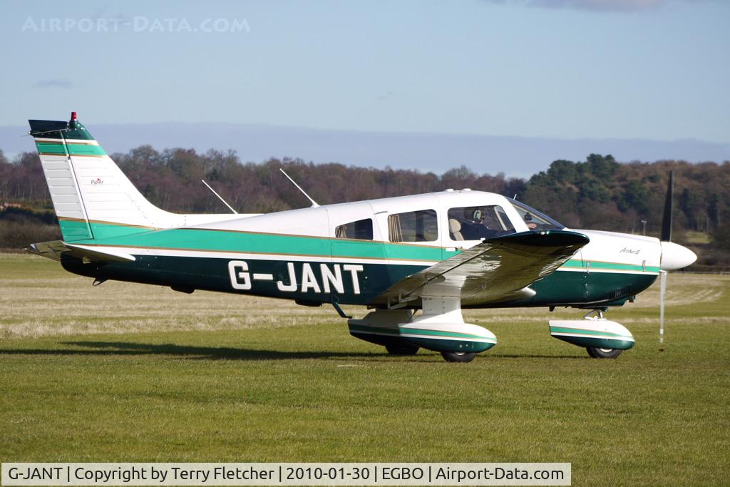 G-JANT, 1983 Piper PA-28-181 Cherokee Archer II C/N 28-8390075, Part of a busy aviation scene at Wolverhampton (Halfpenny Green) Airport on a crisp winters day