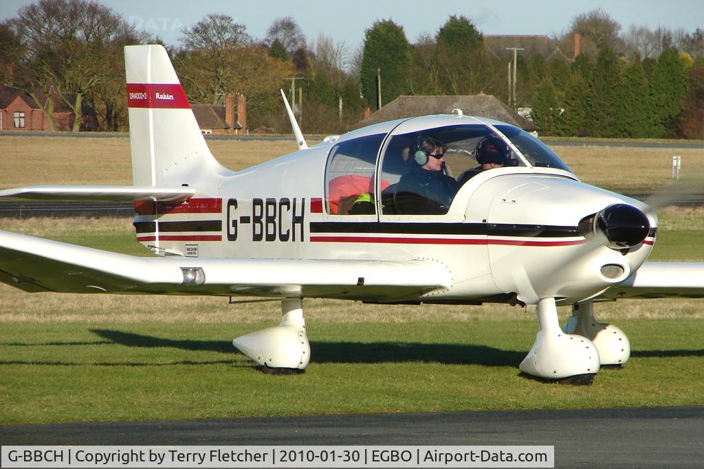 G-BBCH, 1973 Robin DR-400-120 Dauphin 2+2 C/N 850, Part of a busy aviation scene at Wolverhampton (Halfpenny Green) Airport on a crisp winters day