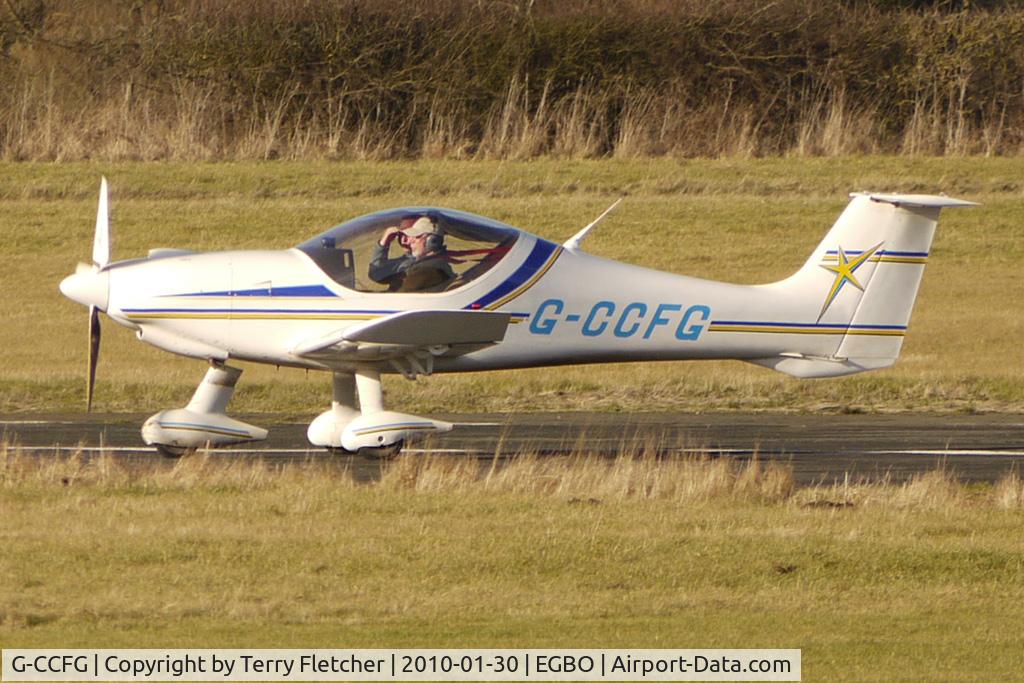 G-CCFG, 2003 Dyn'Aero MCR-01 Banbi C/N PFA 301A-14047, Part of a busy aviation scene at Wolverhampton (Halfpenny Green) Airport on a crisp winters day