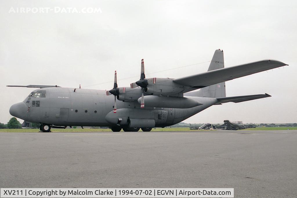 XV211, 1967 Lockheed C-130K Hercules C.1P C/N 382-4237, Lockheed C-130K Hercules C1P at RAF Brize Norton in 1994.