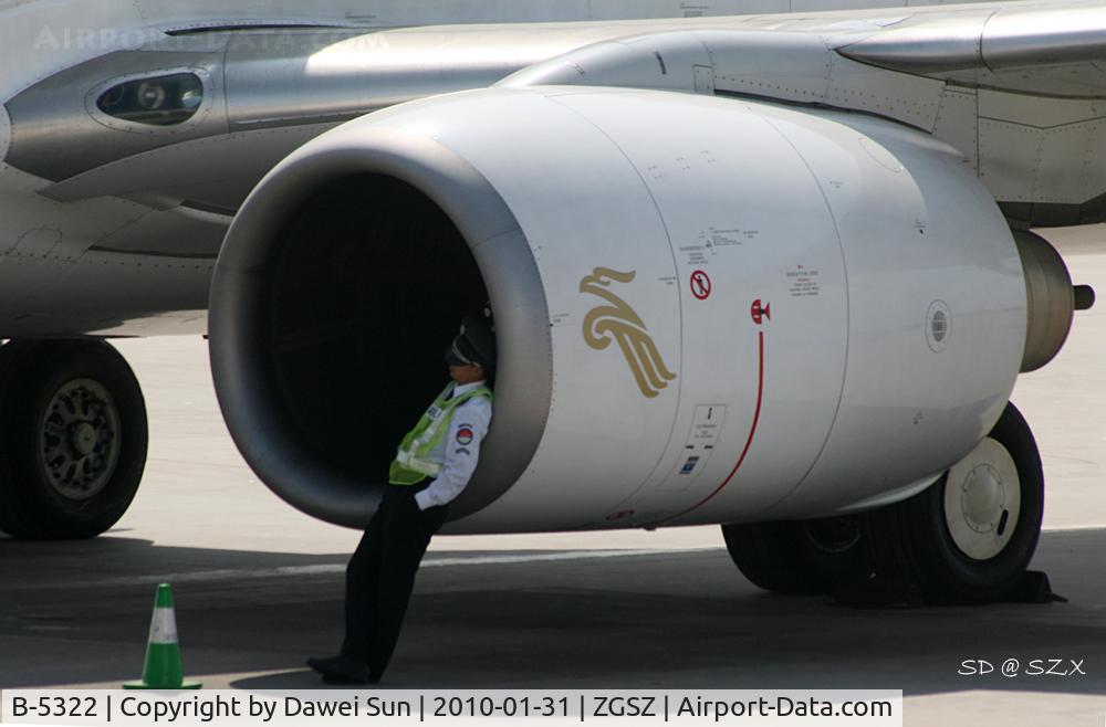 B-5322, 2007 Boeing 737-86N C/N 32688, rest