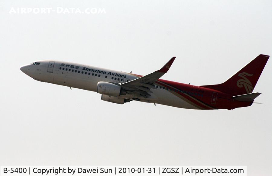 B-5400, 2008 Boeing 737-87L C/N 35529, 737-800WL