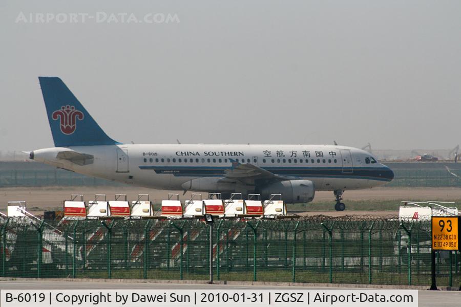 B-6019, 2003 Airbus A319-132 C/N 1986, SZX
