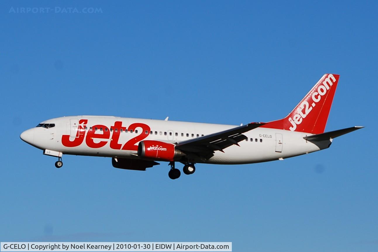 G-CELO, 1988 Boeing 737-33A(QC) C/N 24028, Landing Rwy 28