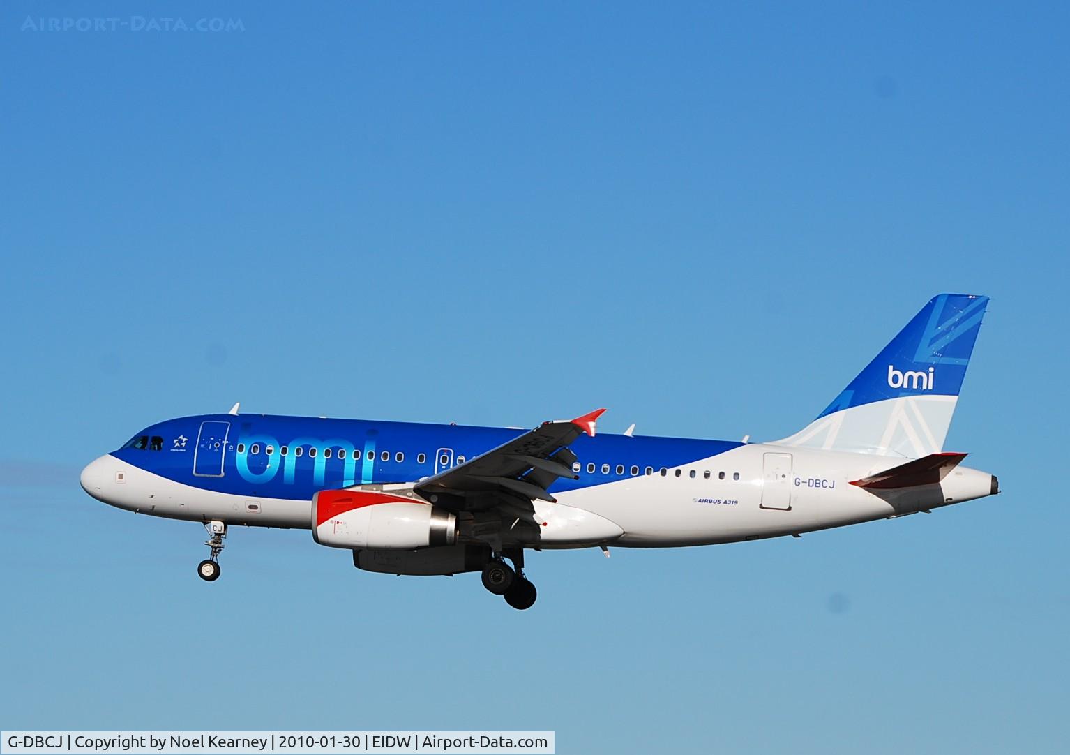 G-DBCJ, 2006 Airbus A319-131 C/N 2981, Landing Rwy 28