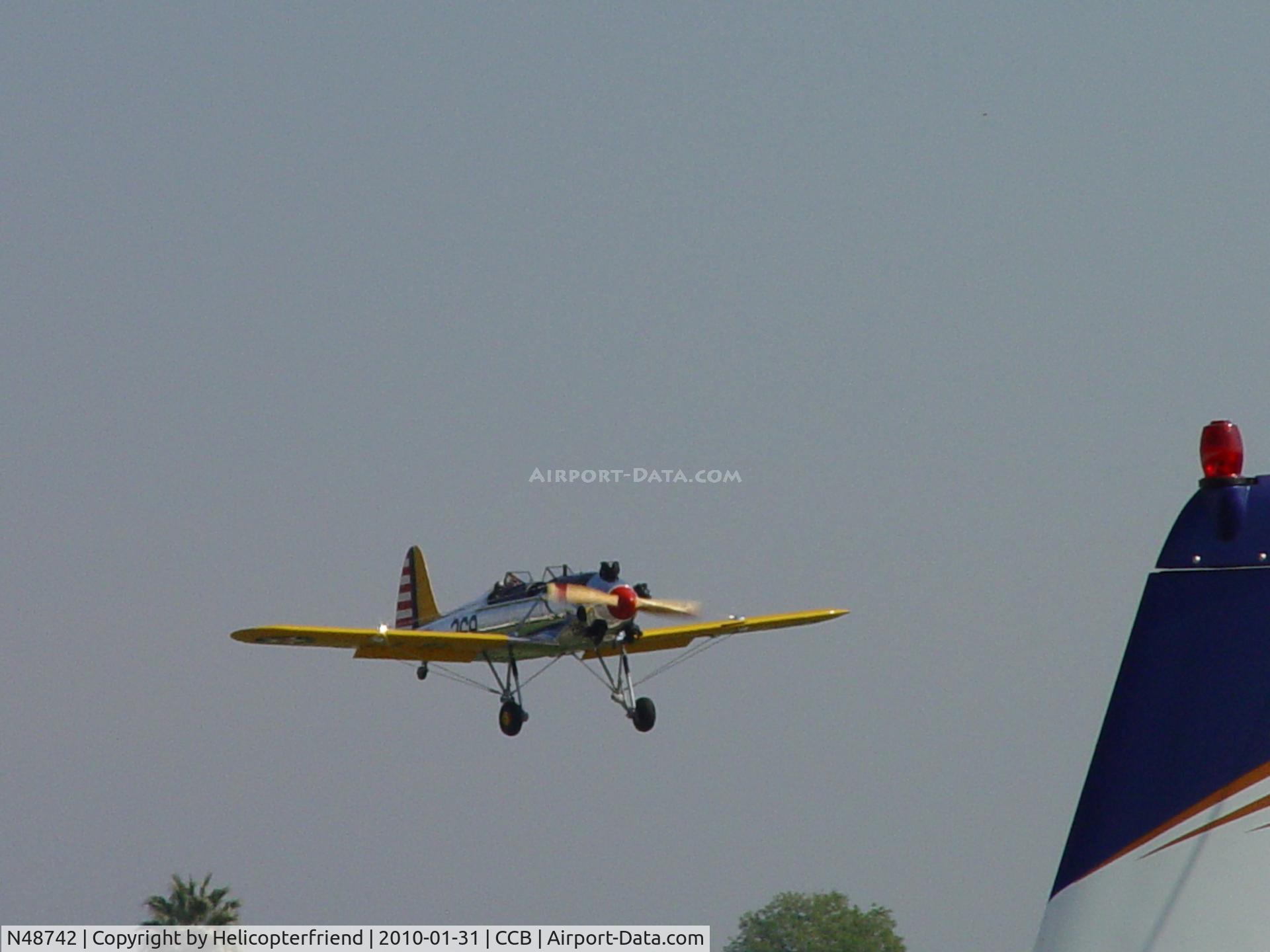 N48742, 1941 Ryan Aeronautical ST3KR C/N 1298, On final for runway 24