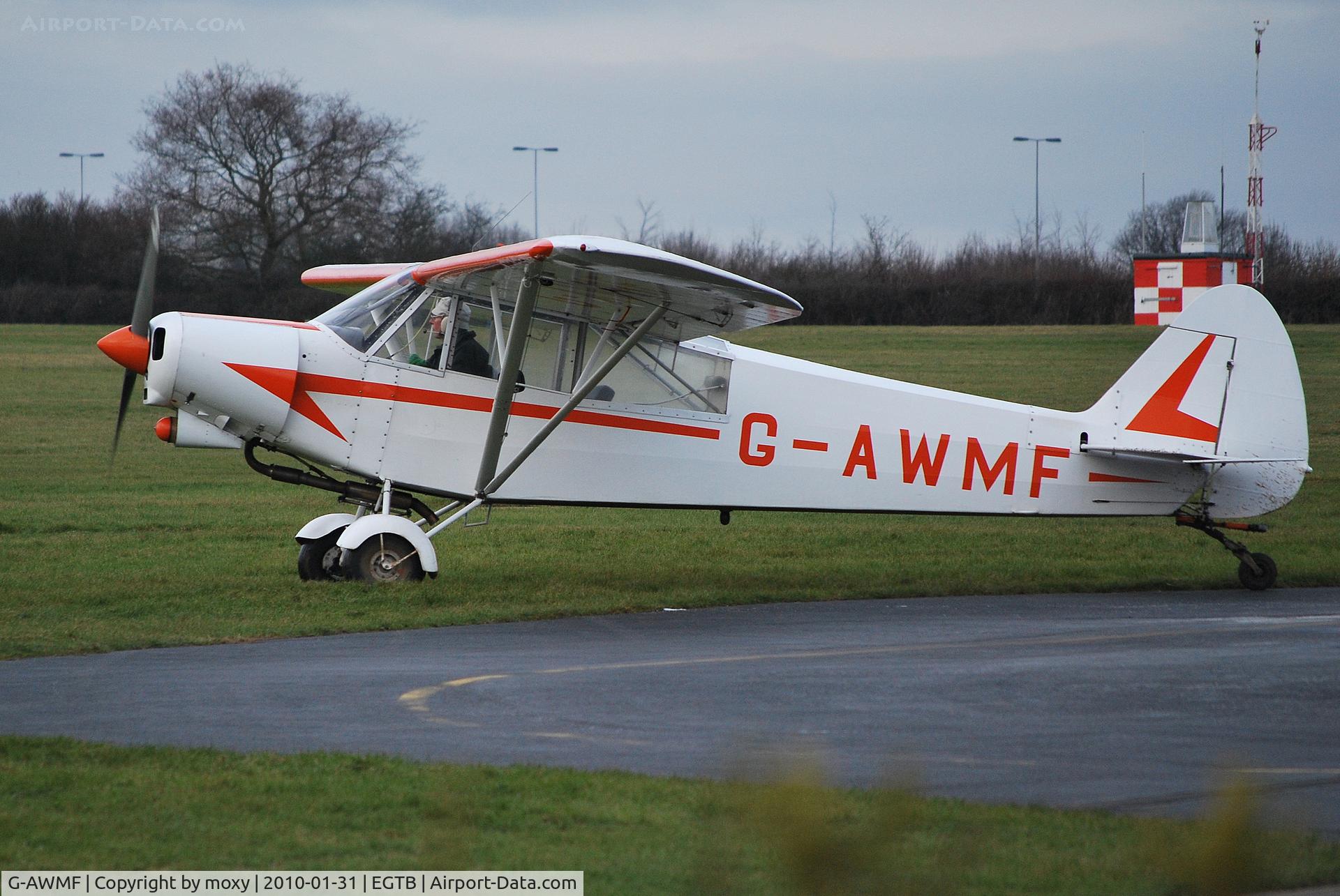 G-AWMF, 1968 Piper PA-18-150 Super Cub C/N 18-8674, Resident glider tug at Wycombe Air Park