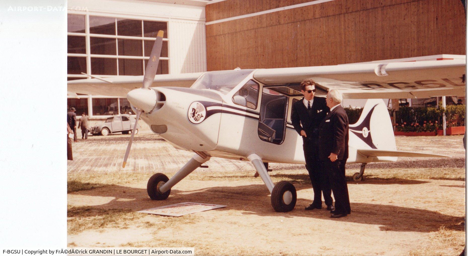 F-BGSU, 1956 Aubert PA-204 Cigale-Major C/N 102, Avion PAUL AUBERT France 1956 un PA 204 LY-3 