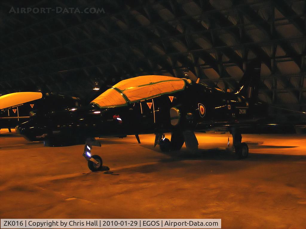ZK016, 2008 British Aerospace Hawk T2 C/N RT007/1245, BAe Hawk T2 in storage at RAF Shawbury