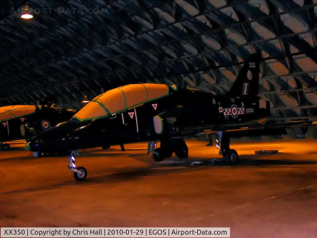XX350, 1981 Hawker Siddeley Hawk T.1A C/N 199/312174, BAe Hawk T1 in storage at RAF Shawbury