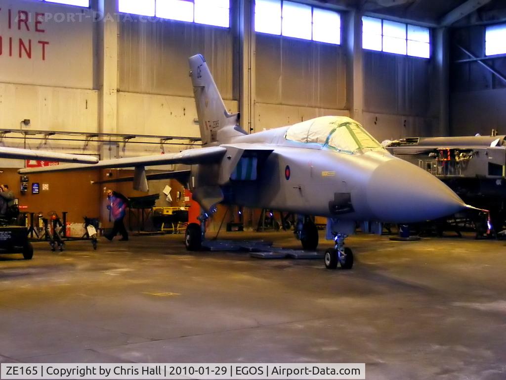 ZE165, 1986 Panavia Tornado F.3 C/N 538/AS018/2033, Tornado F.3 in storage at RAF Shawbury