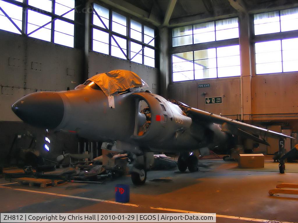 ZH812, 1998 British Aerospace Sea Harrier F/A.2 C/N NB17, BAe Sea Harrier F/A2 in storage at RAF Shawbury