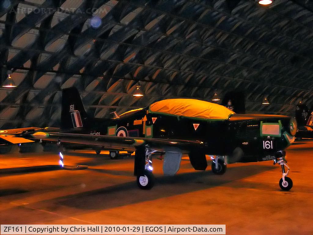 ZF161, 1988 Short S-312 Tucano T1 C/N S013/T13, in storage at RAF Shawbury