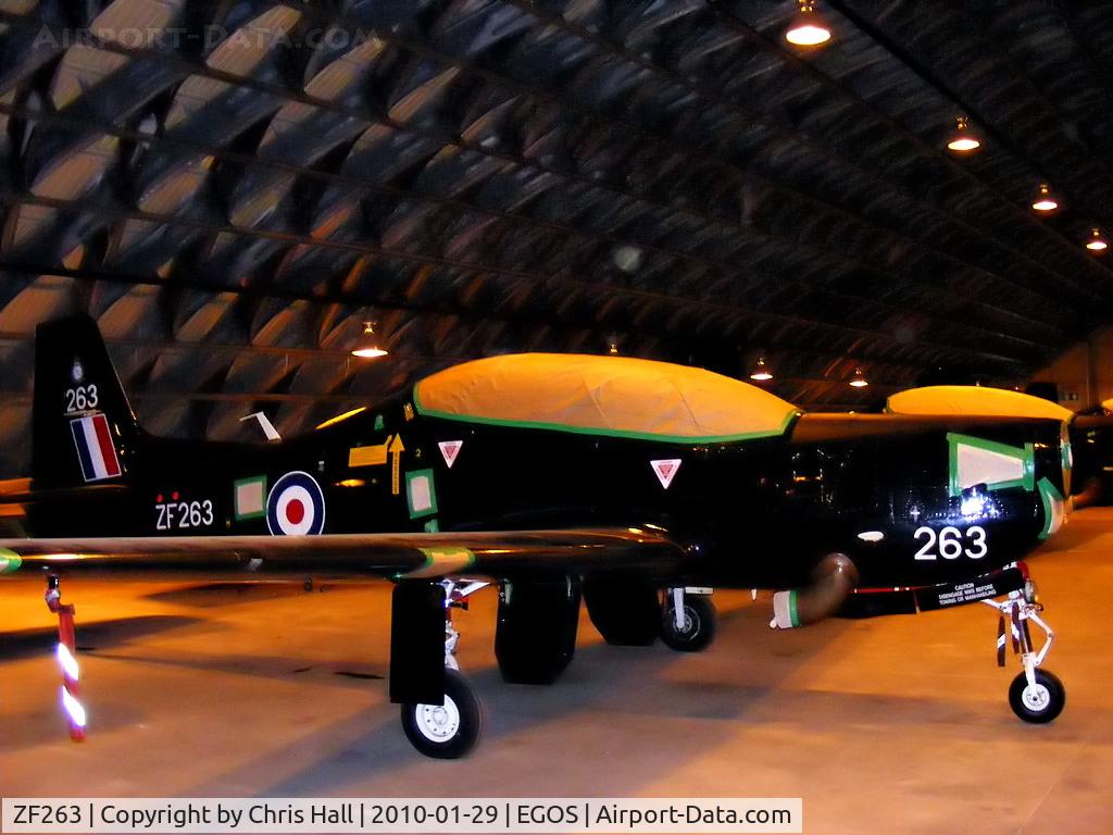 ZF263, 1990 Short S-312 Tucano T1 C/N S052/T47, Shorts Tucano T.1 in storage at RAF Shawbury