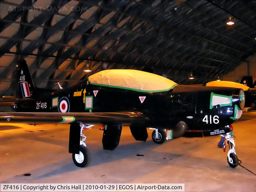 ZF416, 1992 Short S-312 Tucano T1 C/N S135/T106, Shorts Tucano T.1 in storage at RAF Shawbury