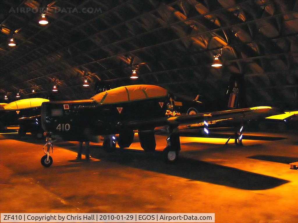 ZF410, 1992 Short S-312 Tucano T1 C/N S129/T100, in storage at RAF Shawbury