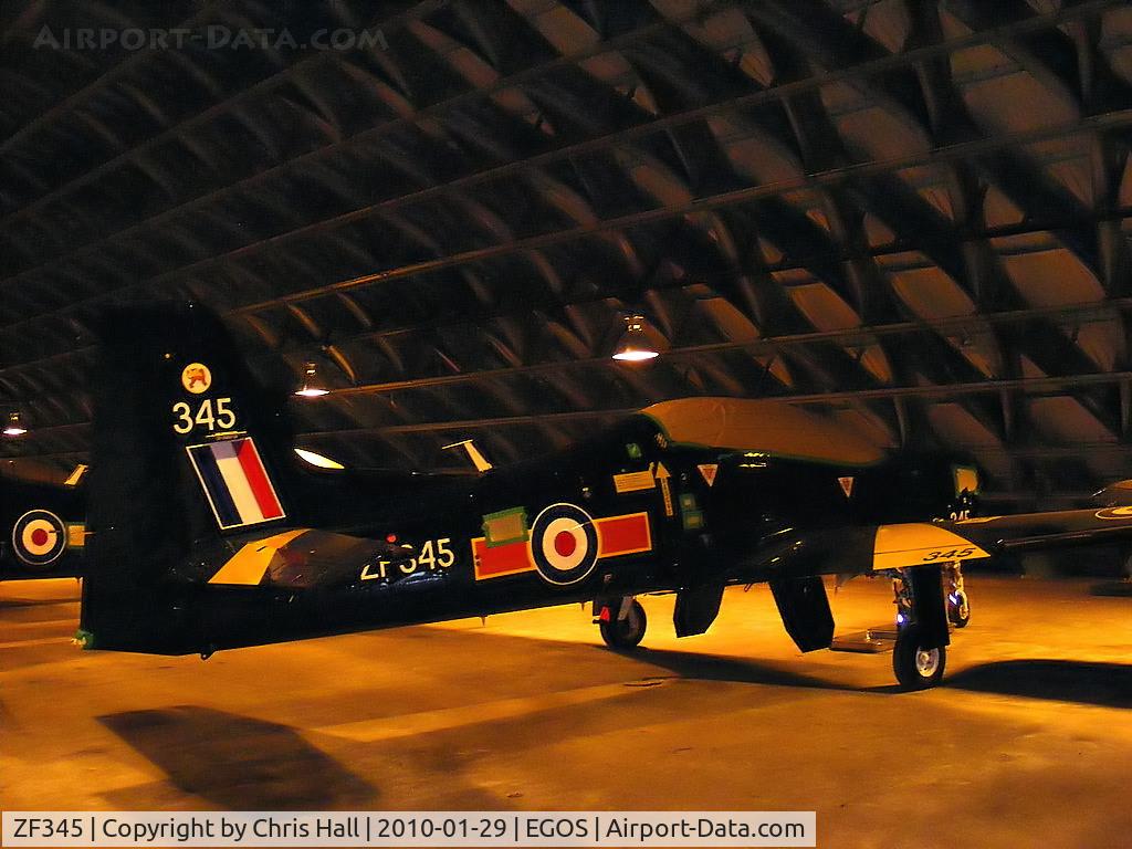 ZF345, 1991 Short S-312 Tucano T1 C/N S109/T80, Shorts Tucano T.1 in storage at RAF Shawbury
