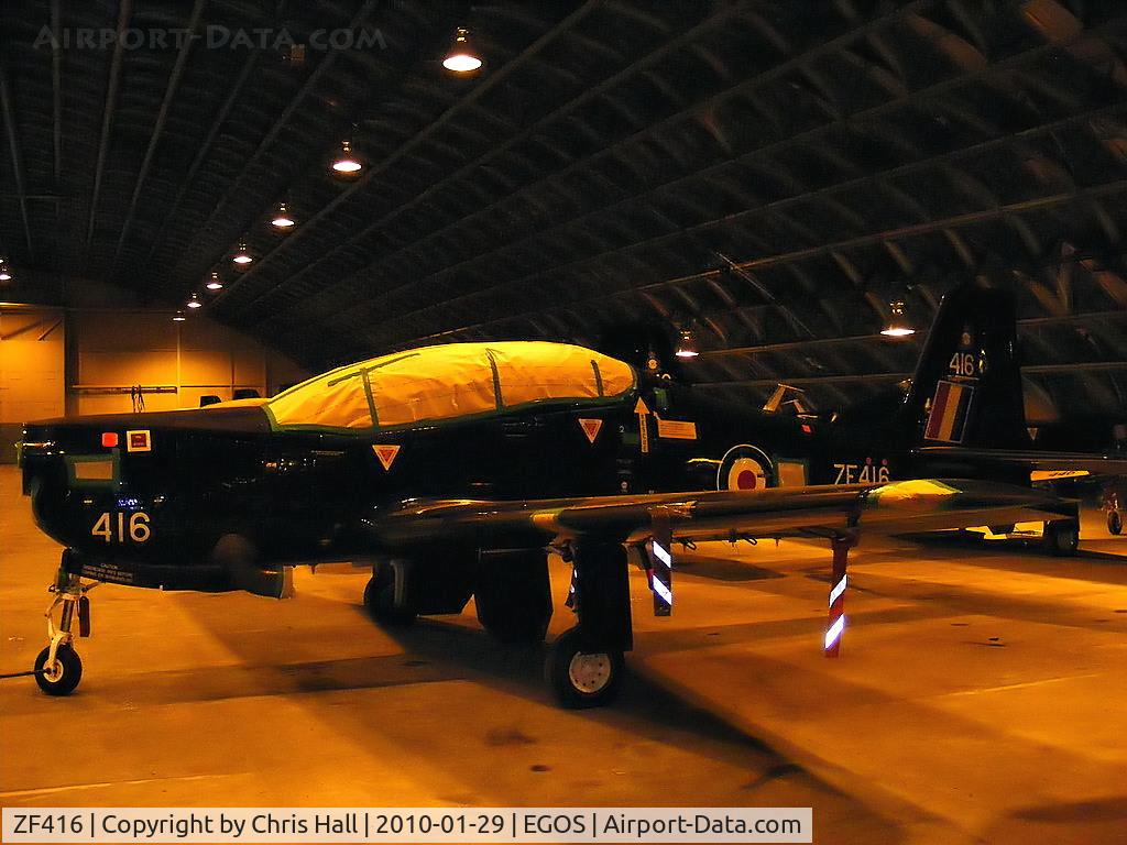ZF416, 1992 Short S-312 Tucano T1 C/N S135/T106, Shorts Tucano T.1 in storage at RAF Shawbury