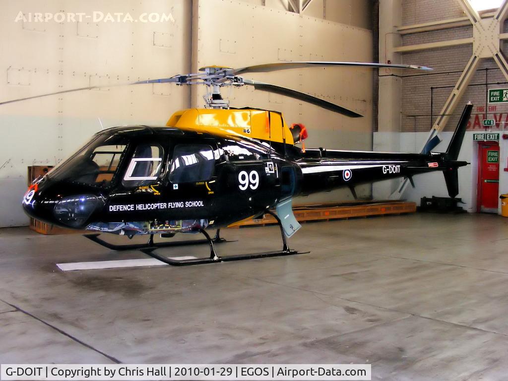 G-DOIT, 1986 Aerospatiale AS-350BB Squirrel HT1 C/N 1902, will become ZK199 with the Defence Helicopter Flying School