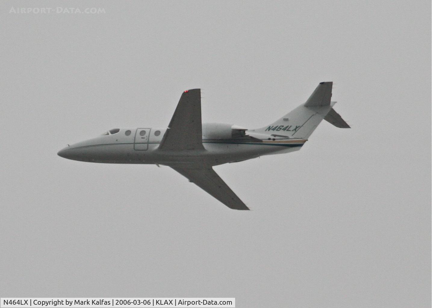 N464LX, Raytheon Aircraft Company 400A C/N RK-453, Flight Options LLC Raytheon Aircraft Company 400A, 25L departure KLAX.