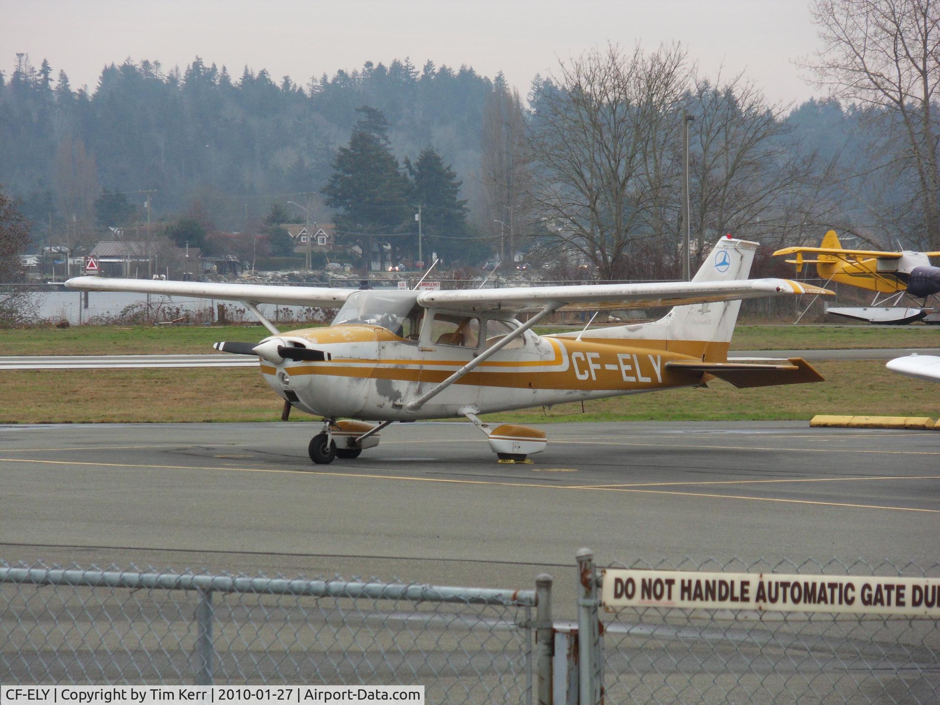 CF-ELY, 1973 Cessna 172M C/N 17262241, cf-ely at yca (Courtenay Airpark) january 27th 2010
