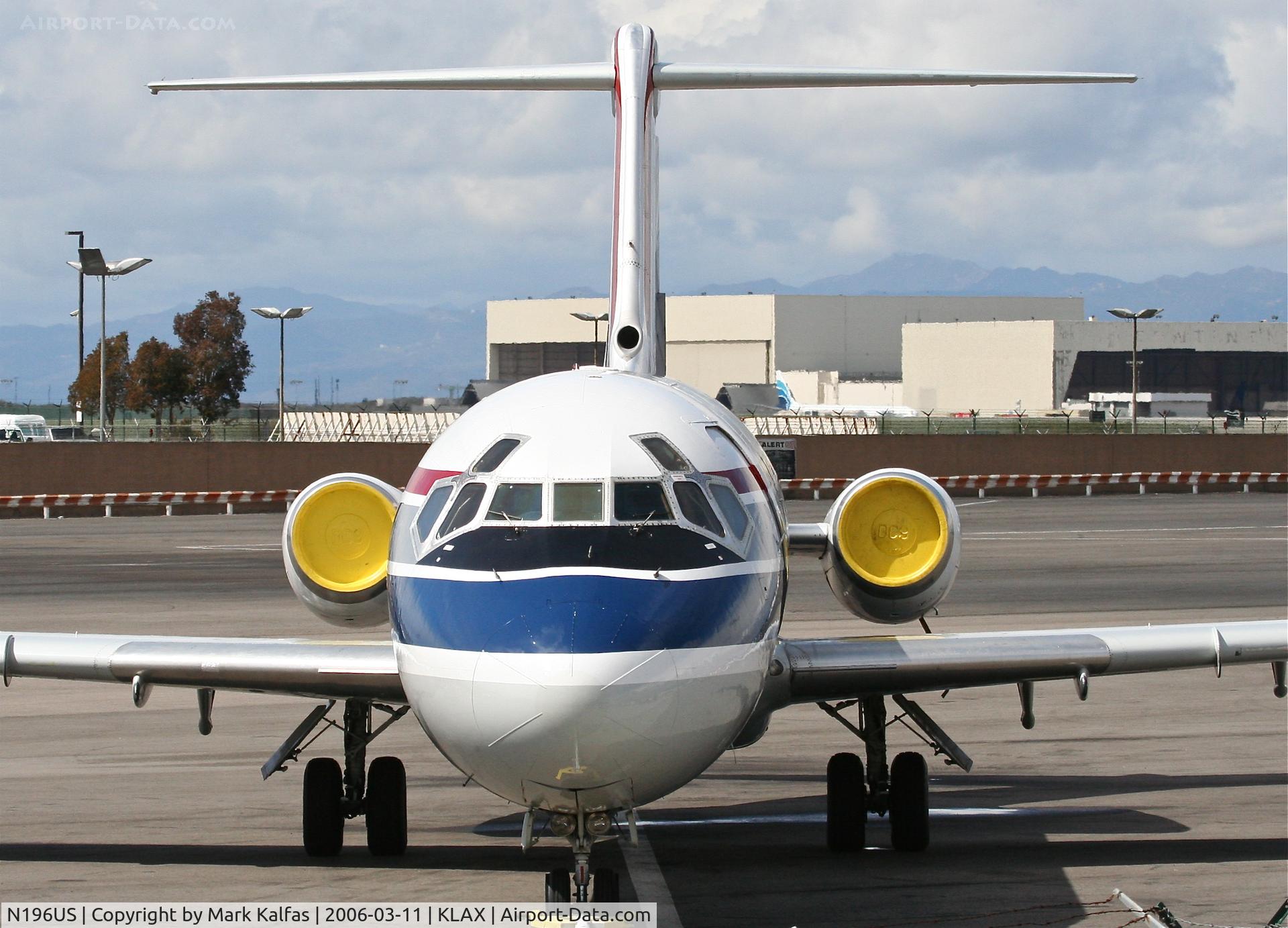 N196US, 1967 Douglas DC-9-15F C/N 47155, USA Jet at the Imperial Terminal KLAX.
