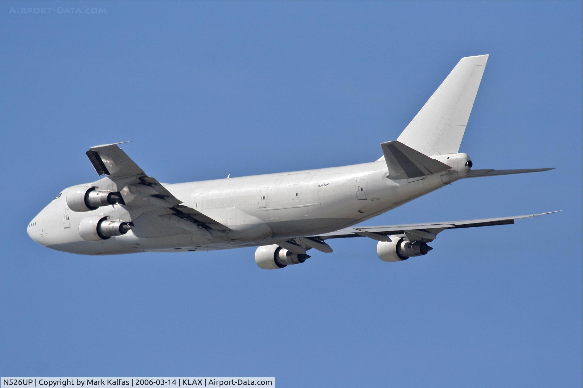 N526UP, 1980 Boeing 747-212B C/N 21937, Trade Winds Boeing 747-212B (cn:21937/419), 25L departure KLAX.