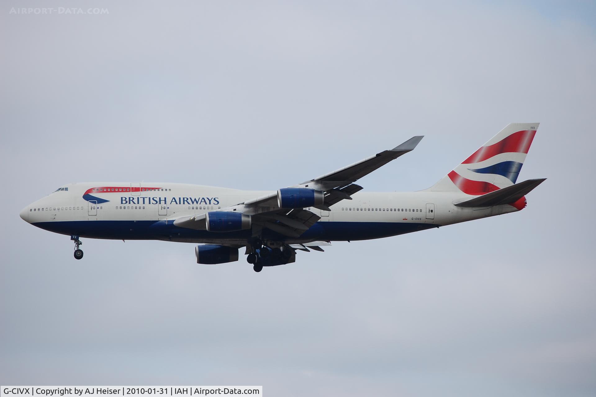 G-CIVX, 1998 Boeing 747-436 C/N 28852, Short final rwy 26L