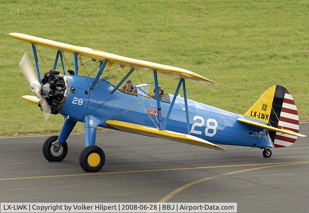 LX-LWK, Boeing PT-17 Kaydet (A75N1) C/N 273, at BBJ open day