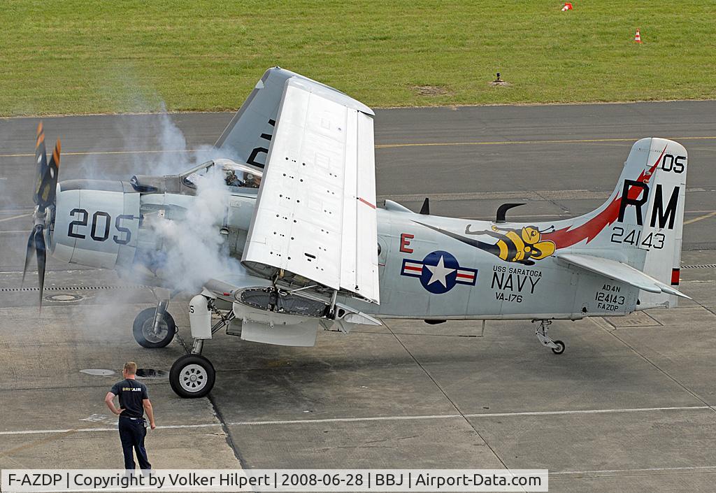 F-AZDP, Douglas AD-4N Skyraider C/N 7449, at BBJ