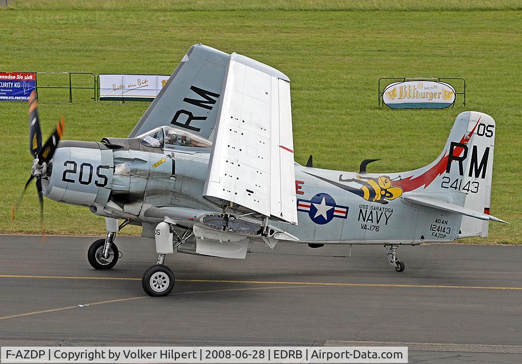 F-AZDP, Douglas AD-4N Skyraider C/N 7449, at bbj