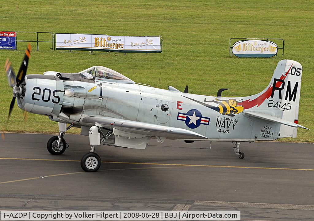 F-AZDP, Douglas AD-4N Skyraider C/N 7449, at bbj