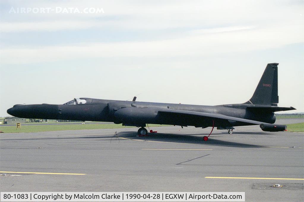 80-1083, 1980 Lockheed U-2S (TR-1A) C/N 083, Lockheed TR-1A at RAF Waddington's Photocall 1990