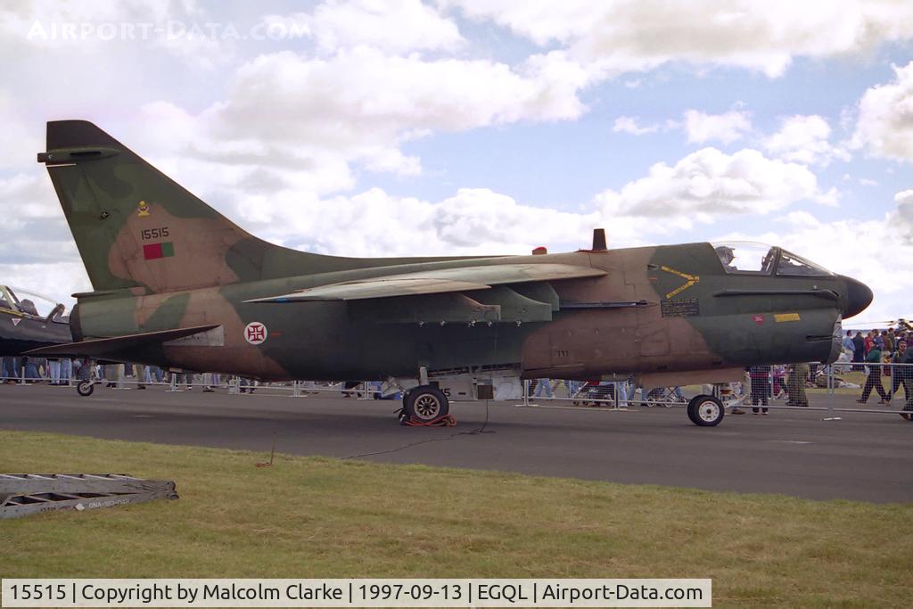 15515, LTV A-7P Corsair II C/N A-130, LTV A-7P Corsair II at the Battle of Britain Airshow at RAF Leuchars in 1997.