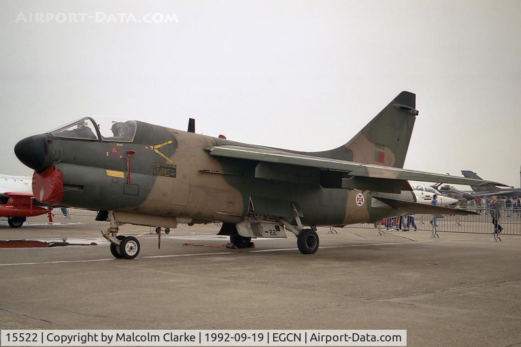 15522, LTV A-7P Corsair II C/N A-064, LTV A-7P Corsair II at RAF Finningley's Air Show in 1992.