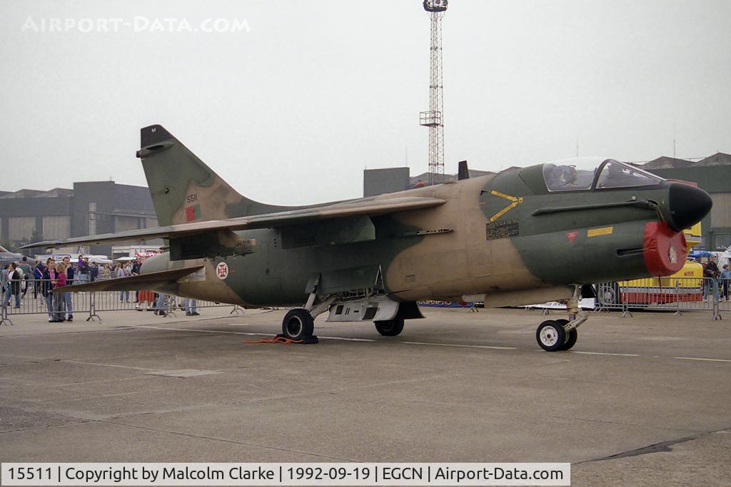 15511, LTV A-7P Corsair II C/N A-199, LTV A-7P Corsair II at RAF Finningley's Air Show in 1992.