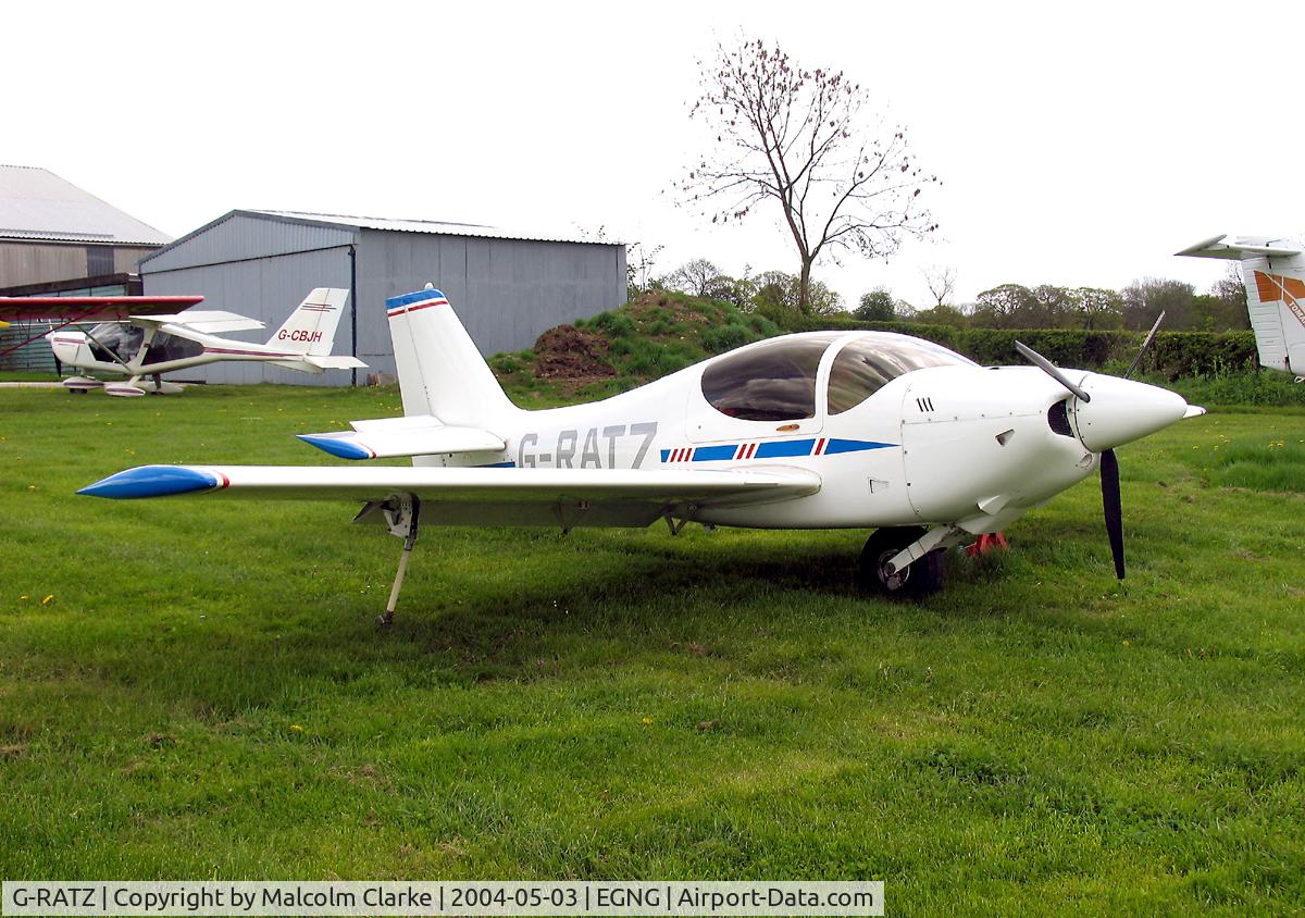G-RATZ, 1997 Europa Monowheel C/N PFA 247-12582, Europa at Bagby Airfield, UK in 2004.