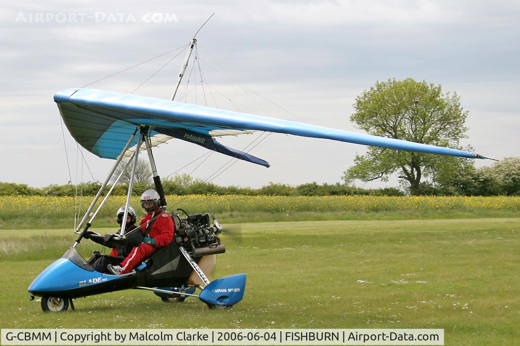 G-CBMM, 2002 Mainair Blade 912 C/N 1312-0202-7-W1107, Mainair Blade 912 at Fishburn Airfield, UK in 2006.