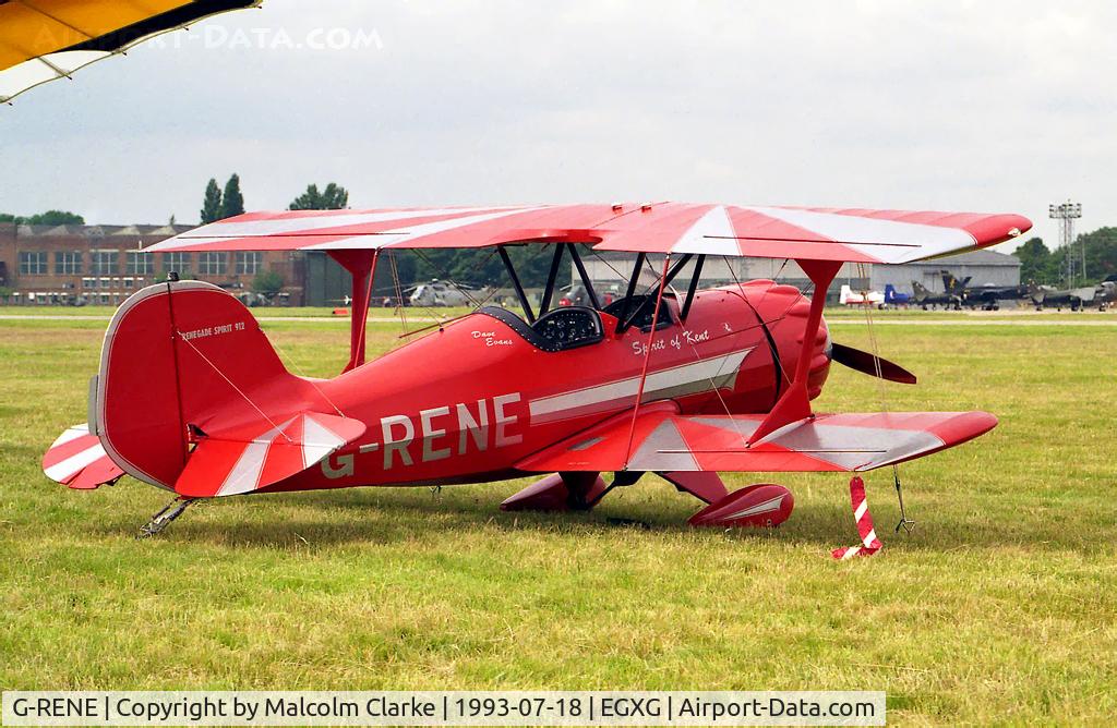 G-RENE, 1991 Murphy Renegade Spirit C/N PFA 188-12030, Murphy Renegade Spirit at RAF Church Fenton in 1993.
