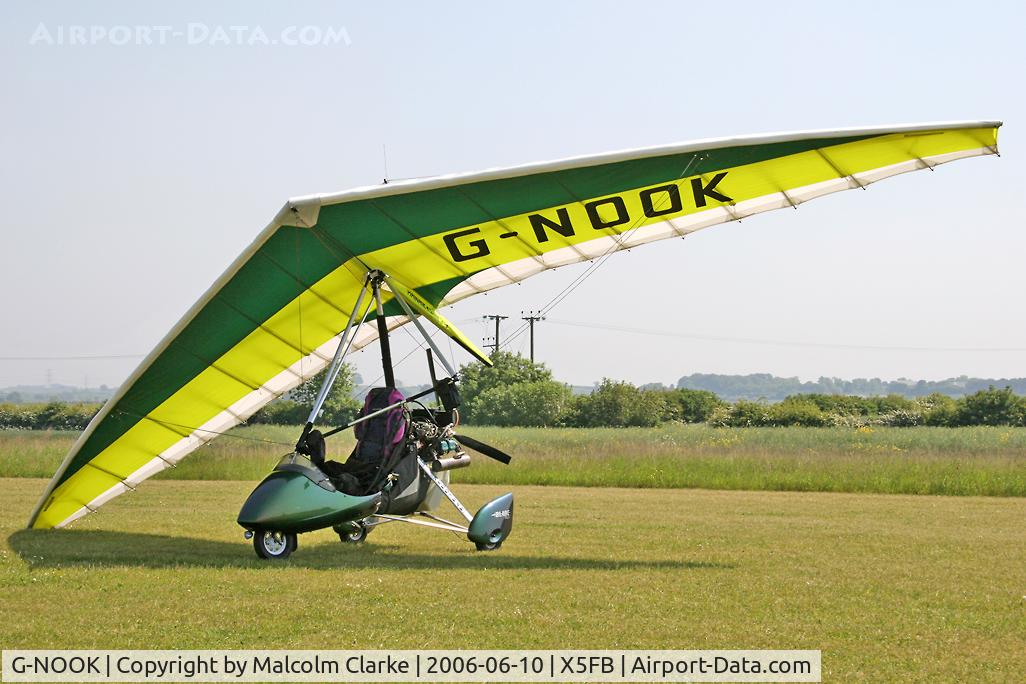G-NOOK, 2001 Mainair Blade 912S C/N 1281-0401-7-W1076, Mainair Blade 912S at Fishburn Airfield during the Fly UK 2006 Around Britain Flight.