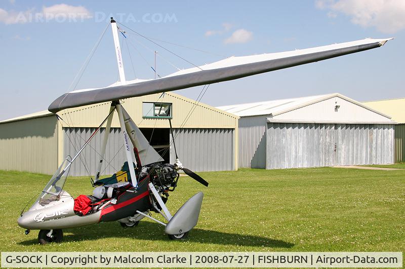 G-SOCK, 2004 Mainair Pegasus Quik C/N 8041, Mainair Pegasus Quik at Fishburn Airfield in 2008.