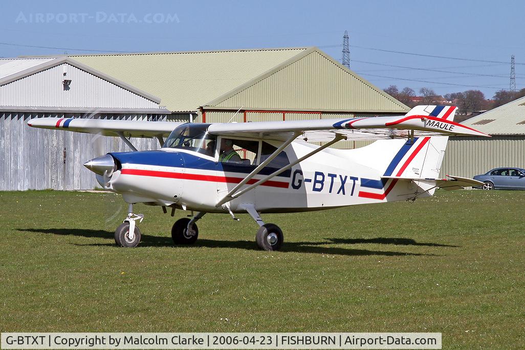 G-BTXT, 1991 Maule MXT-7-180 Star Rocket C/N 14027C, Maule MXT-7-180 Star Rocket at Fishburn Airfield, UK in 2006.