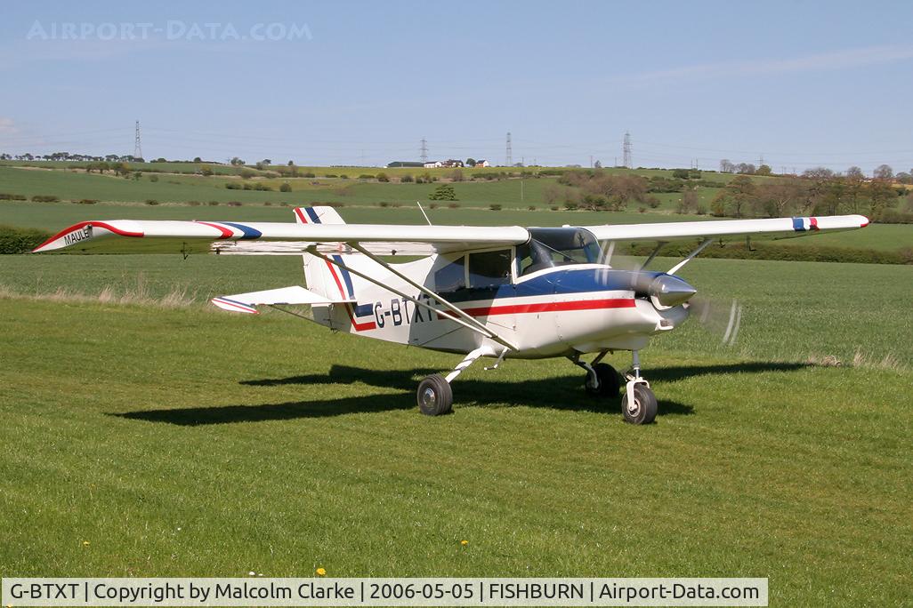 G-BTXT, 1991 Maule MXT-7-180 Star Rocket C/N 14027C, Maule MXT-7-180 Star Rocket at Fishburn Airfield, UK in 2006.