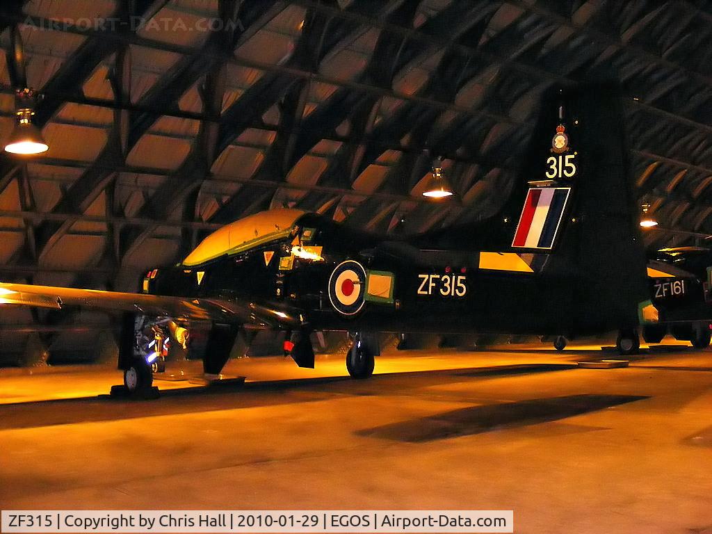 ZF315, 1991 Short S-312 Tucano T1 C/N S096/T67, Shorts Tucano T.1 in storage at RAF Shawbury