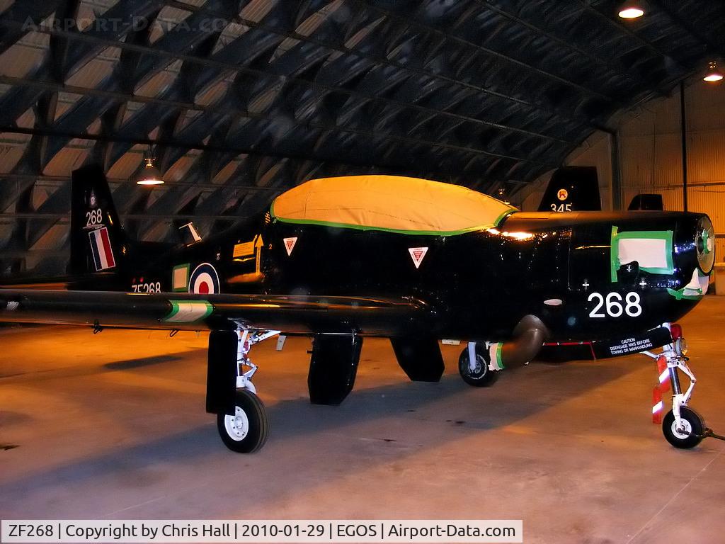 ZF268, 1990 Short S-312 Tucano T1 C/N S064/T52, Shorts Tucano T.1 in storage at RAF Shawbury