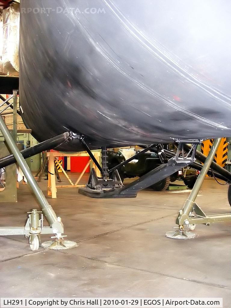 LH291, Airspeed AS.51 Horsa I C/N BAPC279, Landing skid on the Airspeed Horsa Mk 1 preserved by the Assault Glider Trust