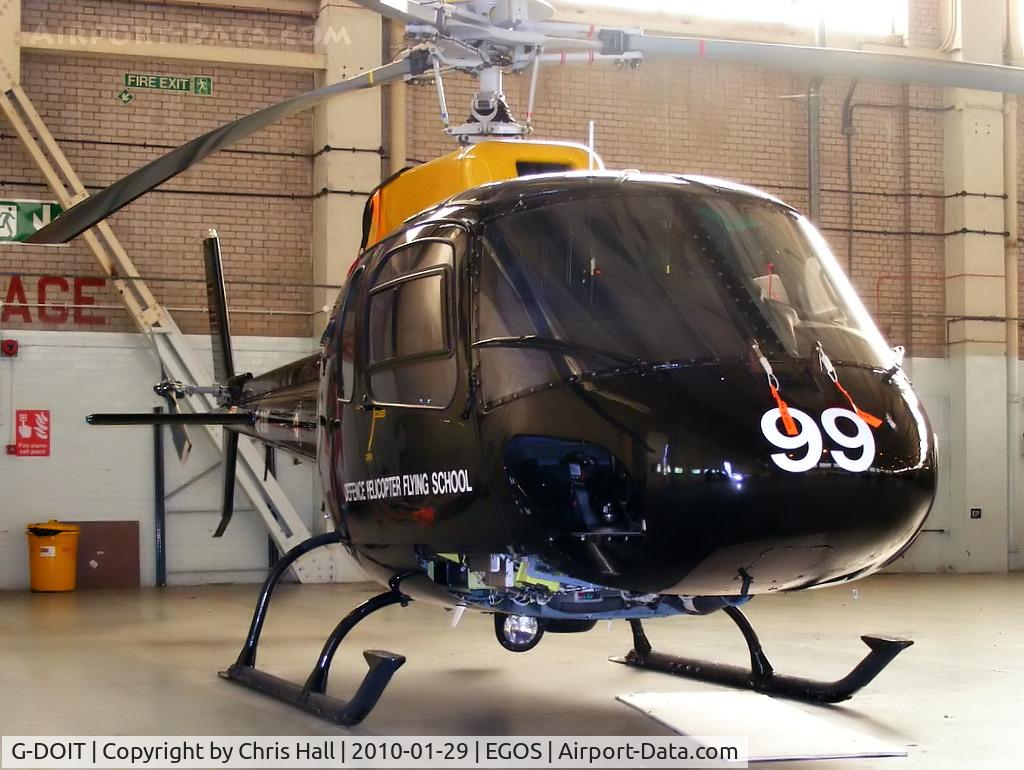 G-DOIT, 1986 Aerospatiale AS-350BB Squirrel HT1 C/N 1902, will become ZK199 with the Defence Helicopter Flying School